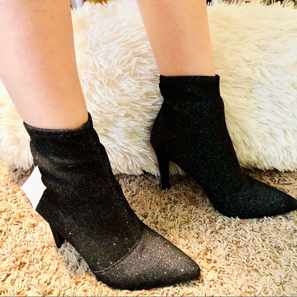 Glitter booties size 5.5